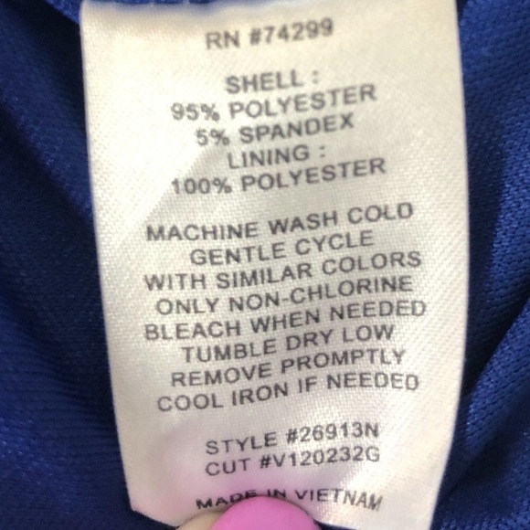 𝅺NWT - SWEET STORM Royal Blue One-Shoulder Mini-Dress - Juniors Size Medium - Picture 4 of 6